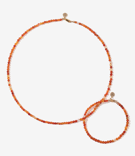 FORMENTERA 'Sunrise' Carnelian Duo