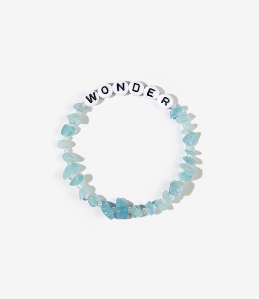 WONDER Aquamarine Crystal Healing Bracelet