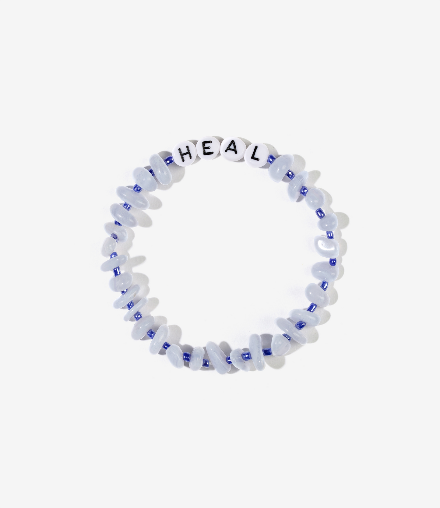 HEAL Blue Lace Agate Crystal Healing Bracelet