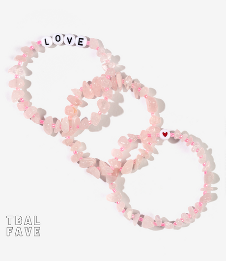 The FALLING IN LOVE Crystal Healing Bracelet Set