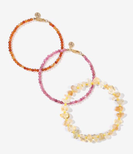 FORMENTERA 'Heat' Bracelet Stack