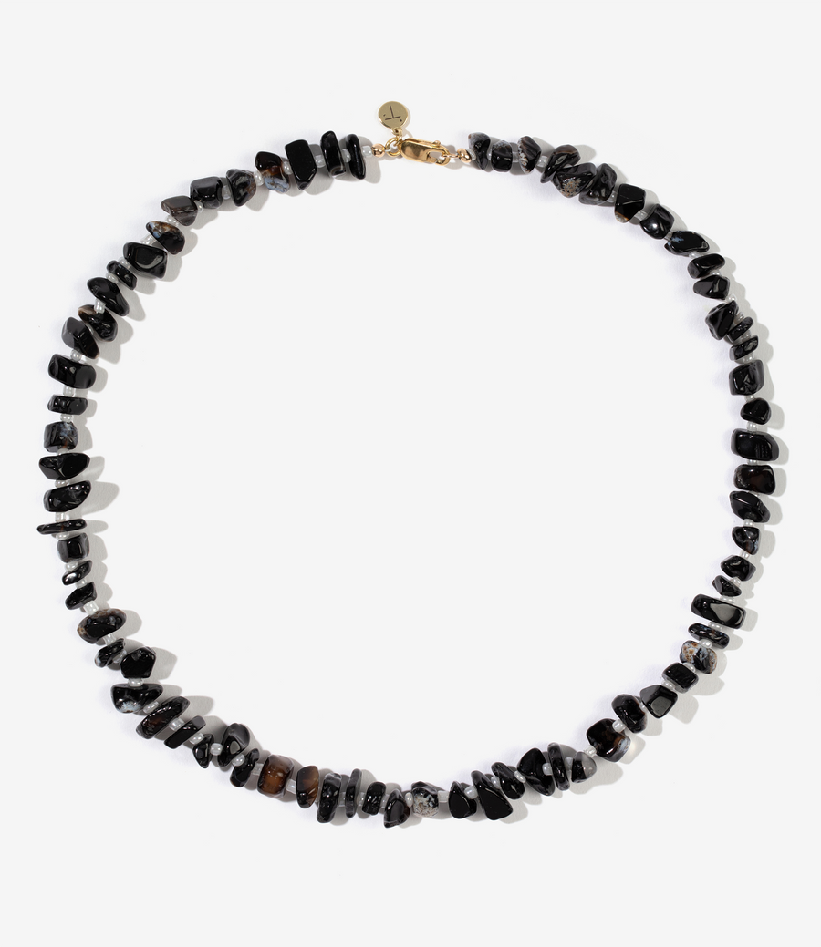 PURE Black Onyx Crystal Healing Necklace