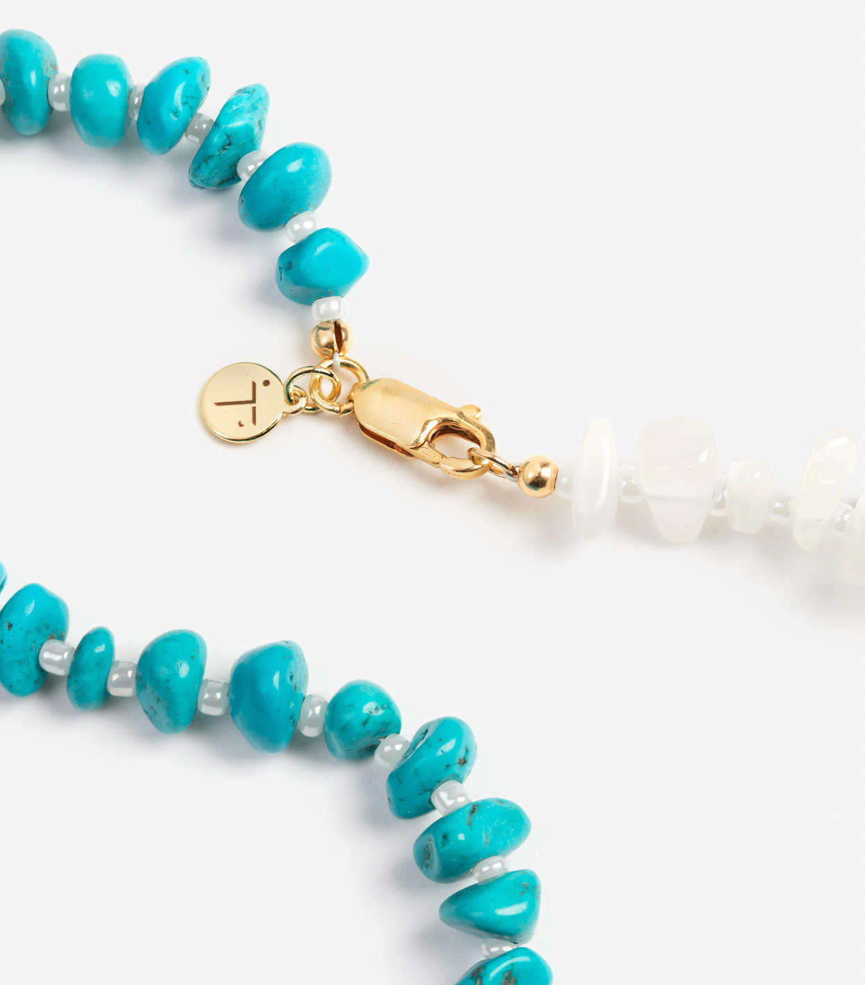 FLOW Moonstone & Turquoise Crystal Healing Necklace