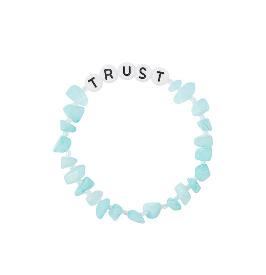 TRUST Amazonite Crystal Healing Bracelet