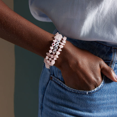 The FALLING IN LOVE Crystal Healing Bracelet Set