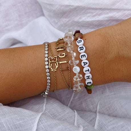 BREATHE Tourmaline Crystal Healing Bracelet