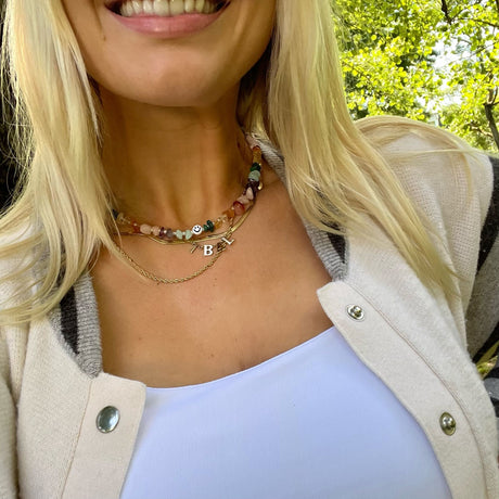 HAPPY FACE Crystal Healing Necklace