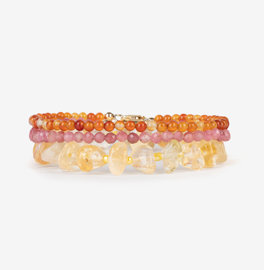 FORMENTERA 'Heat' Bracelet Stack