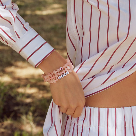 The FALLING IN LOVE Crystal Healing Bracelet Set