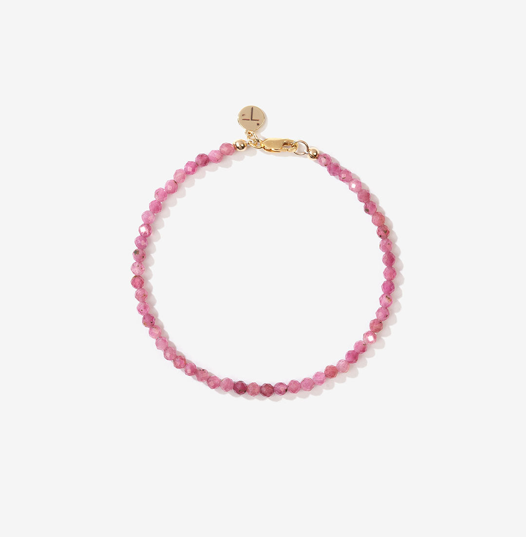FORMENTERA 'Gratitude' Pink Tourmaline Bracelet