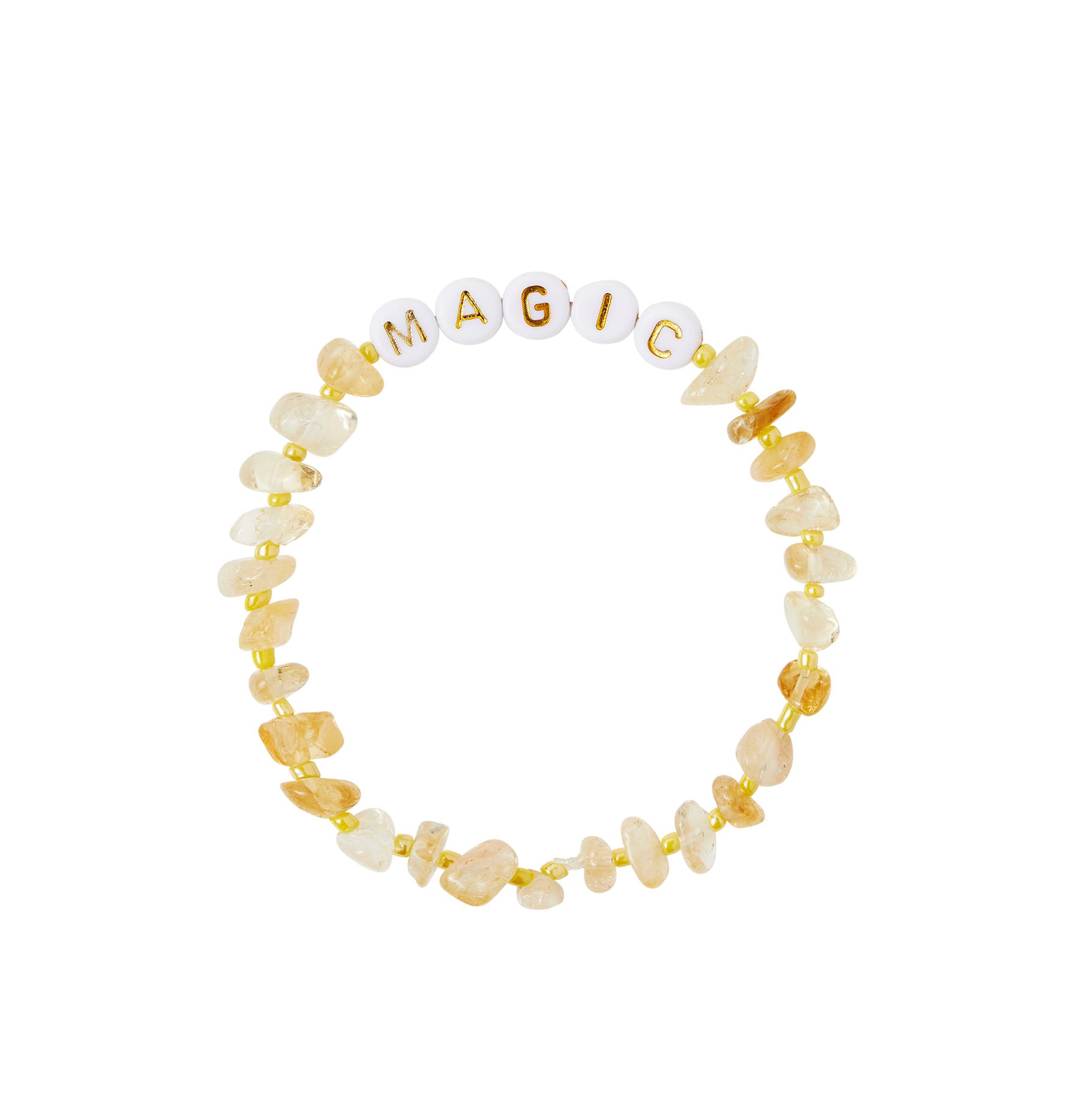 MAGIC GOLD Citrine Crystal healing Bracelet